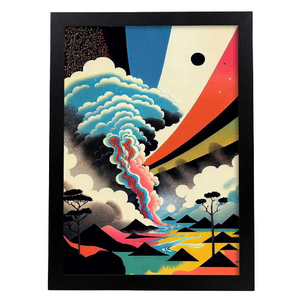 nacnic Nacnic Lámina Ukiyo 29 Arte Abstracto Surrealista