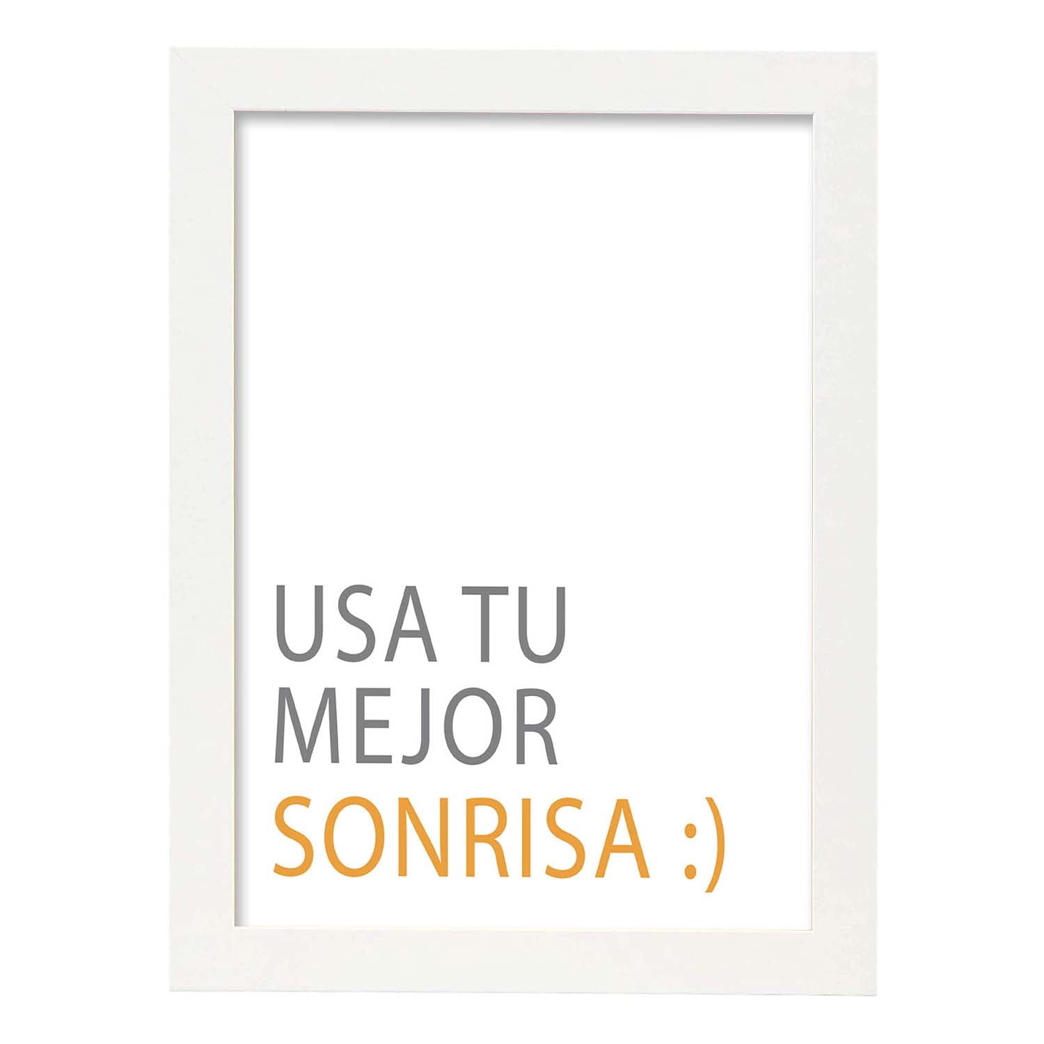 Nacnic Lámina Usa Tu Mejor Sonrisa