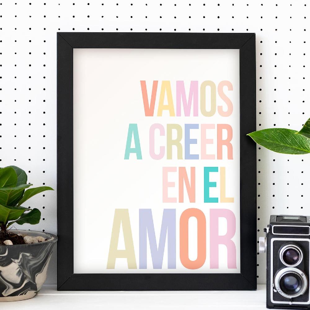 Nacnic Lámina Vamos A Creer En El Amor