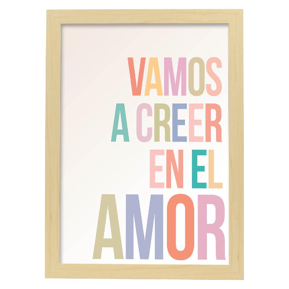 Nacnic Lámina Vamos A Creer En El Amor