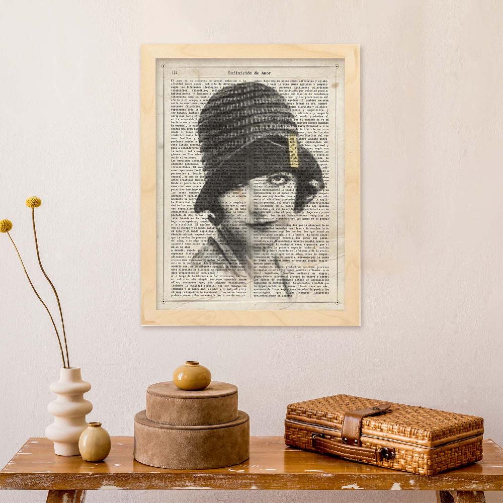 Nacnic Lámina Vintage Chica De Los 50