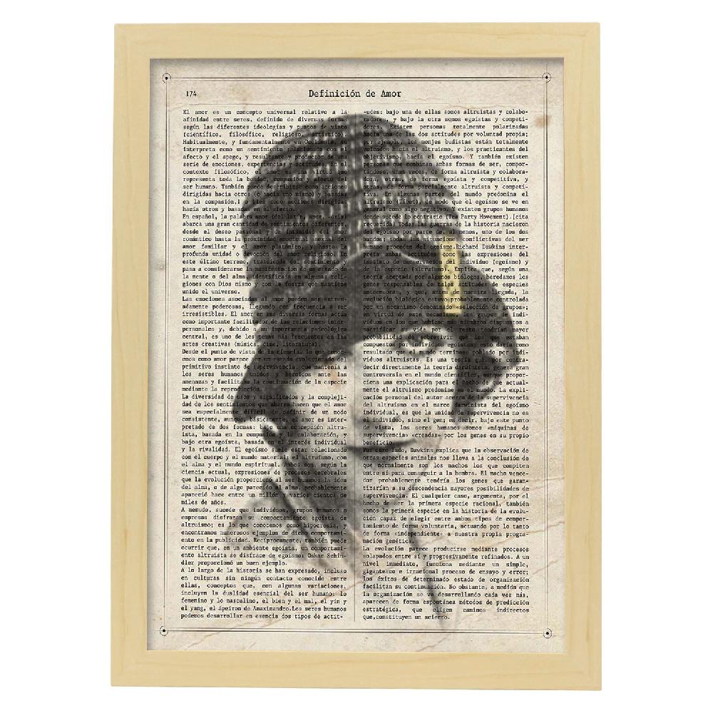 Nacnic Lámina Vintage Chica De Los 50