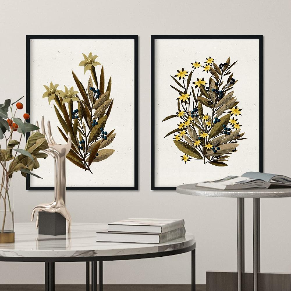 Nacnic Lámina Vintage De Arbusto 12