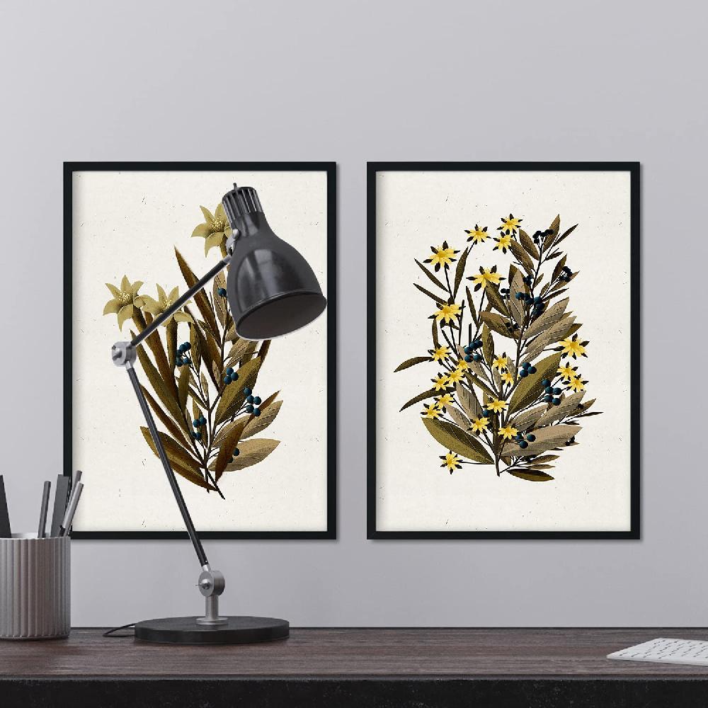 Nacnic Lámina Vintage De Arbusto 12