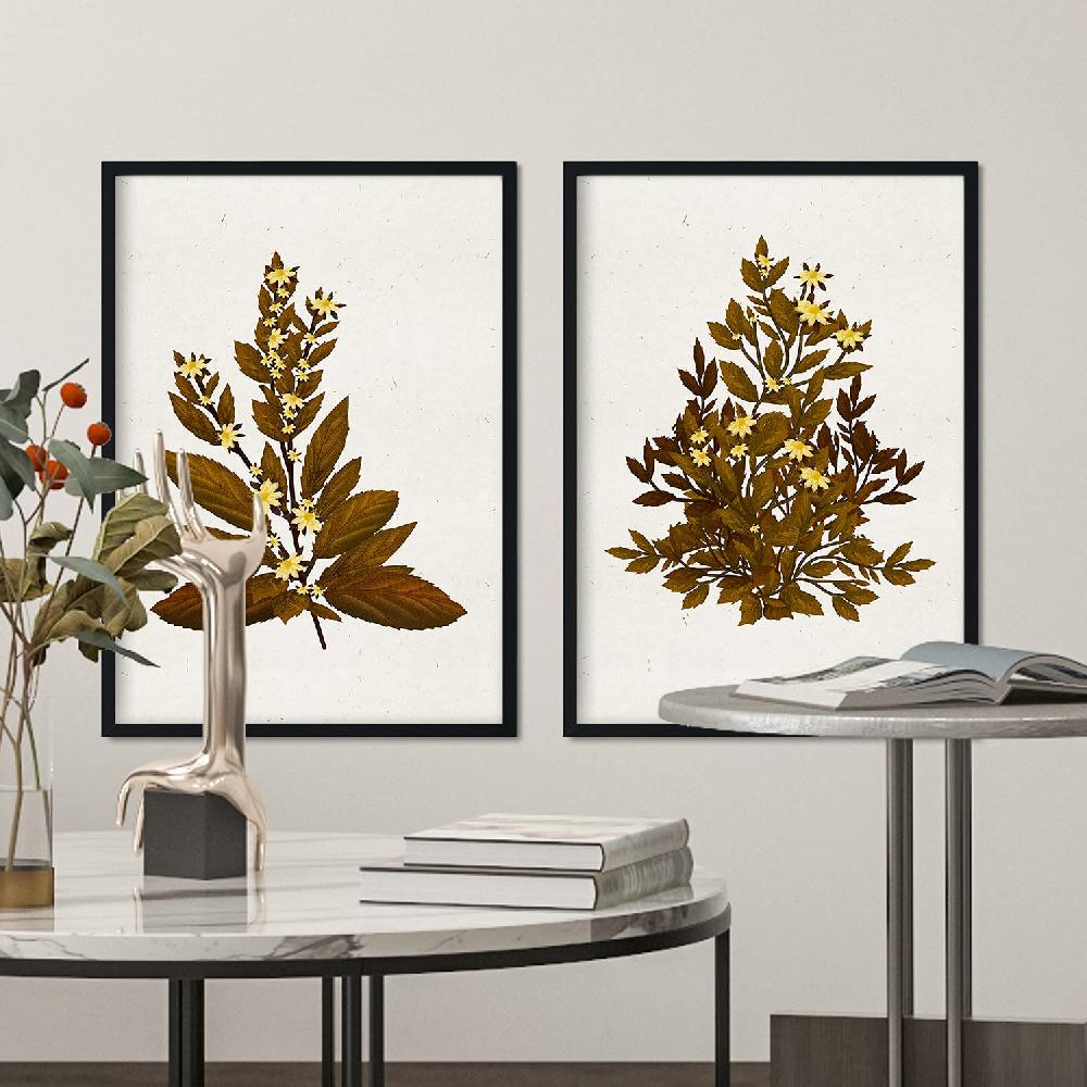 Nacnic Lámina Vintage De Arbusto 13