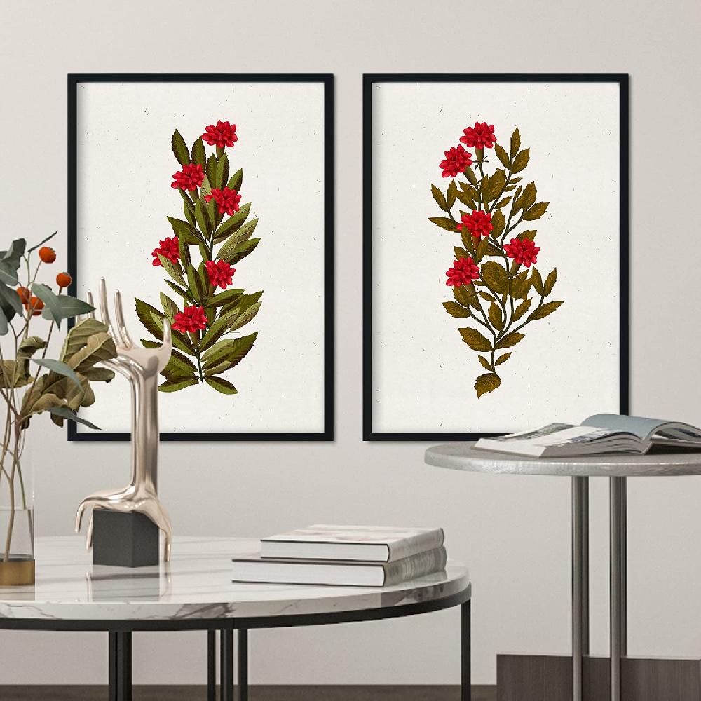 Nacnic Lámina Vintage De Arbusto 15