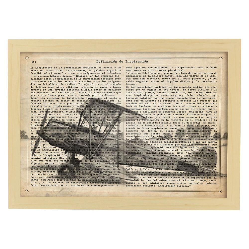 Nacnic Lámina Vintage De Avión Con Hélice