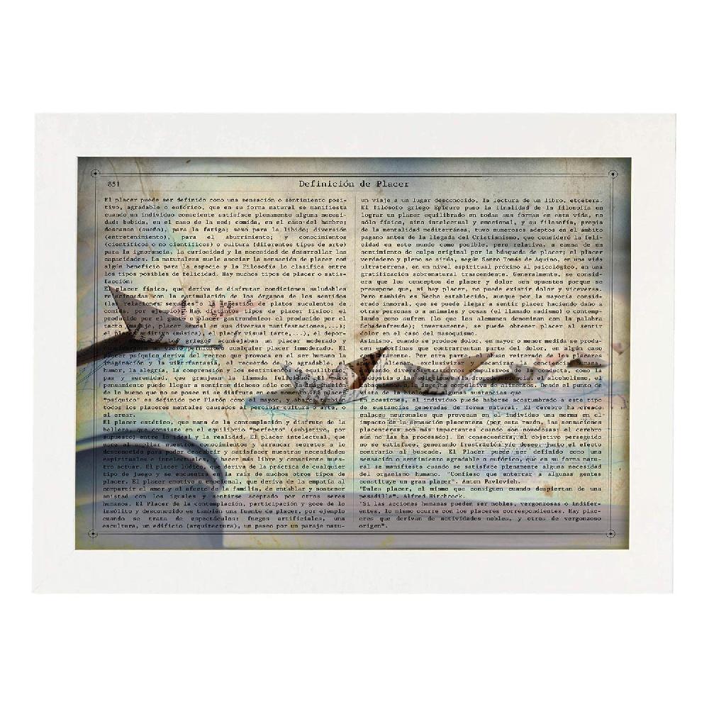 Nacnic Lámina Vintage De Barcos De Papel