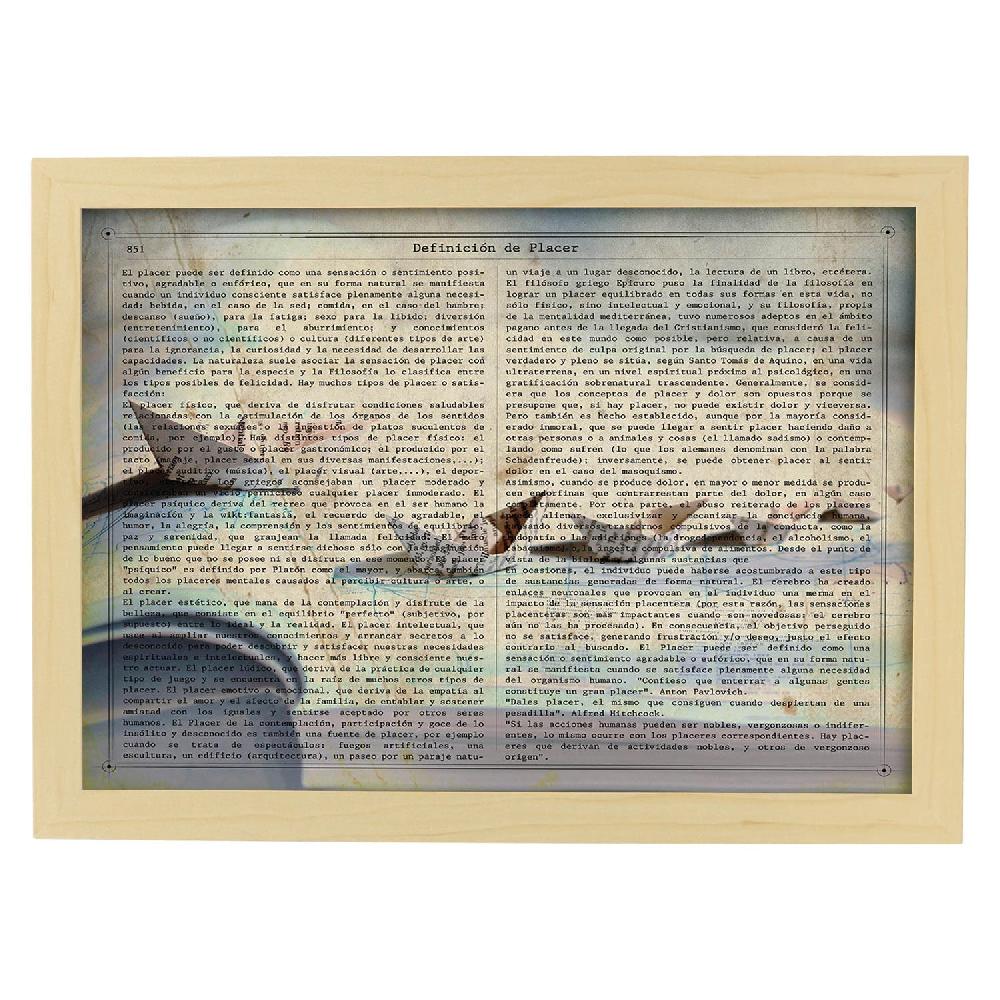 Nacnic Lámina Vintage De Barcos De Papel