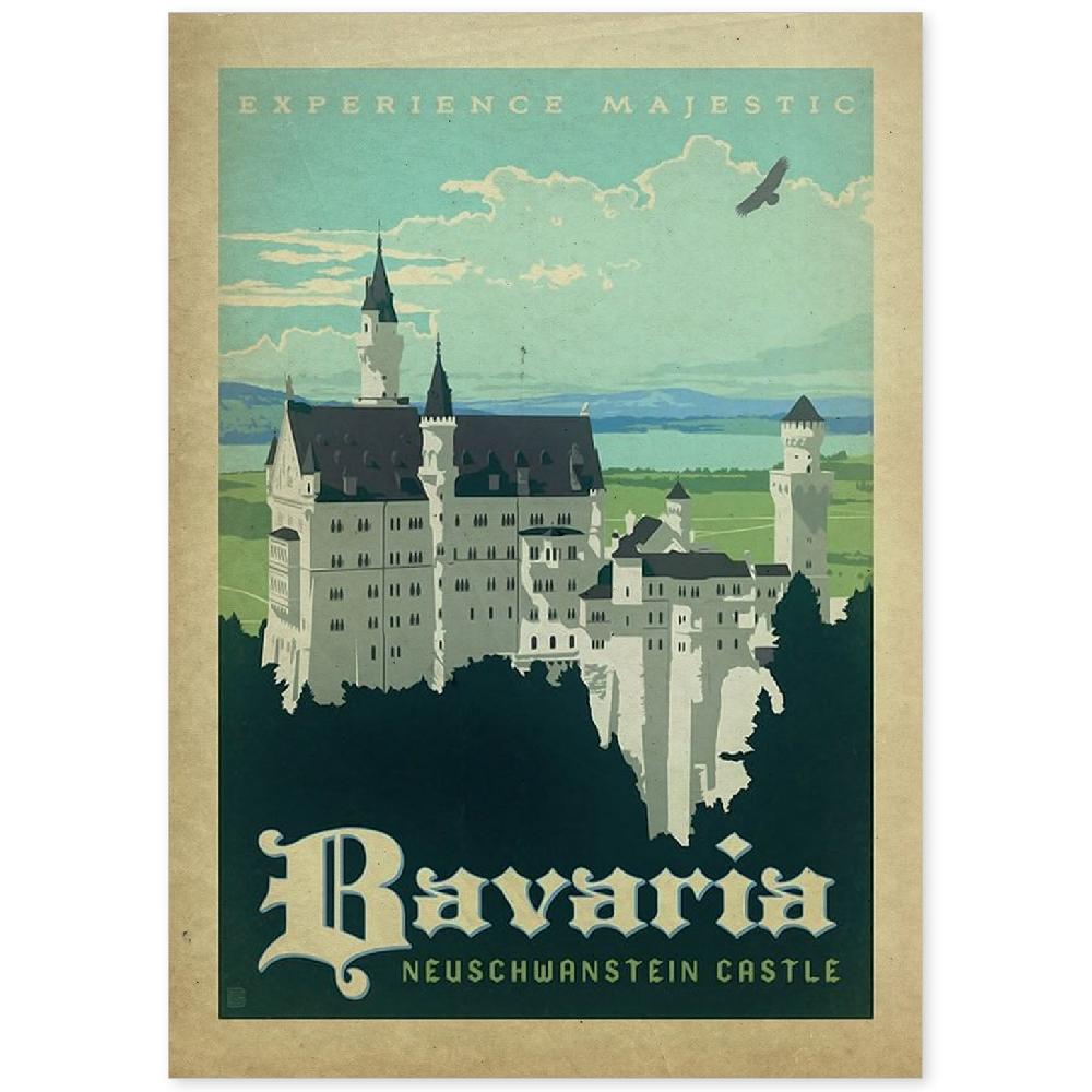 nacnic Lamina Vintage de Bavaria