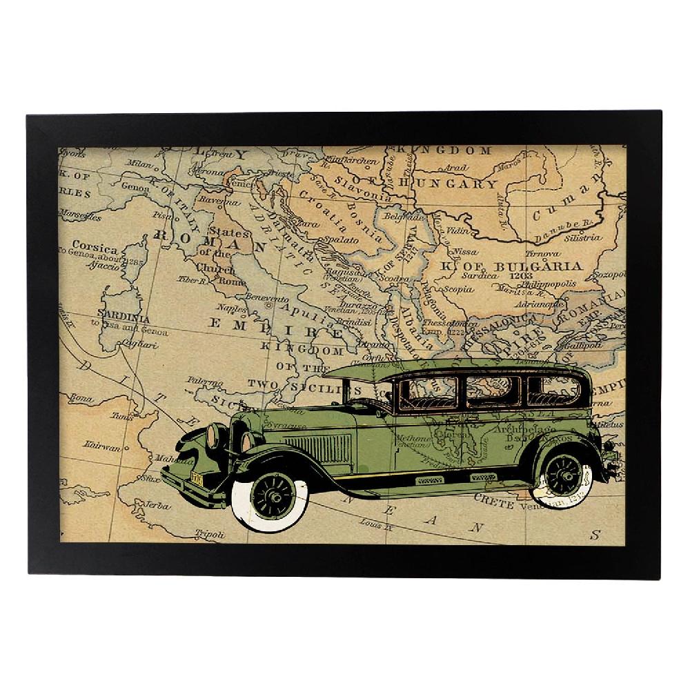 Nacnic Lámina Vintage De Coche En Bulgaria