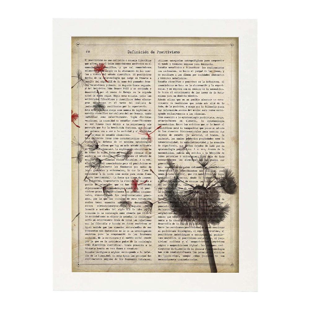 Nacnic Lámina Vintage De Diente De Leon