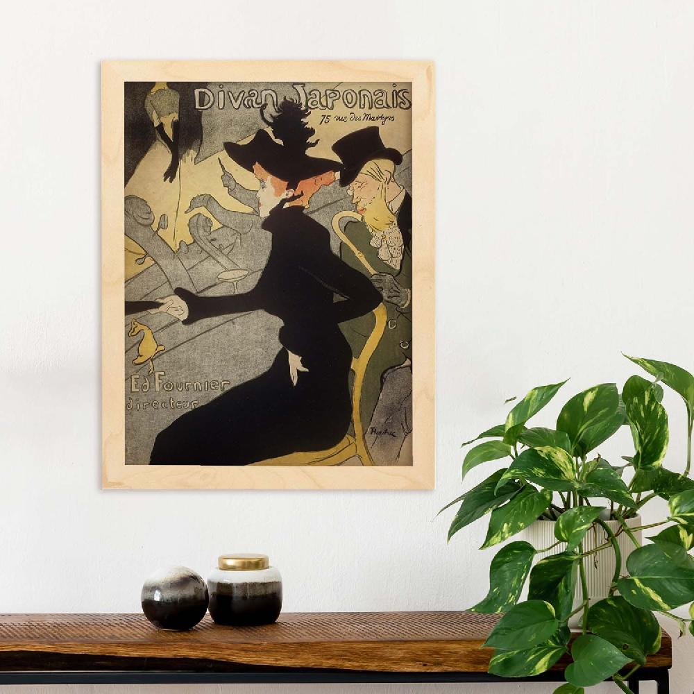 Nacnic Lámina Vintage De Diván Japonés