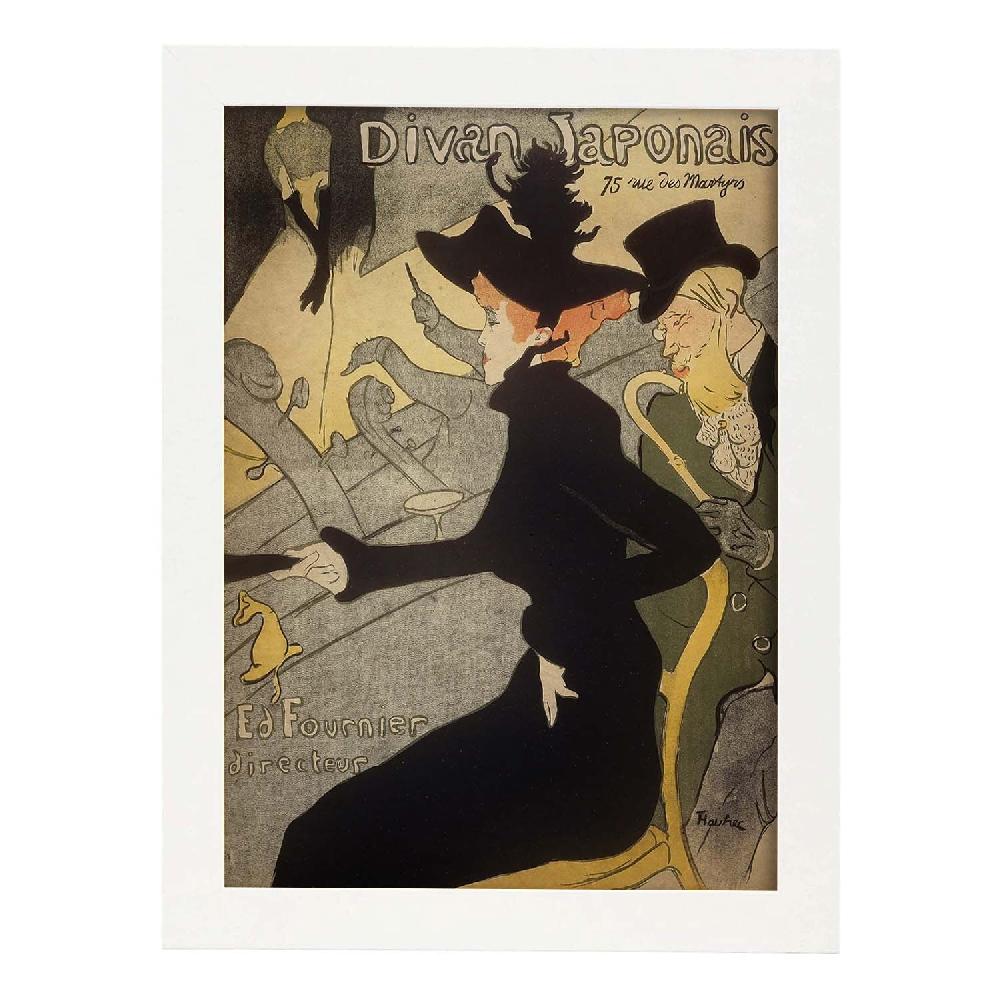 Nacnic Lámina Vintage De Diván Japonés