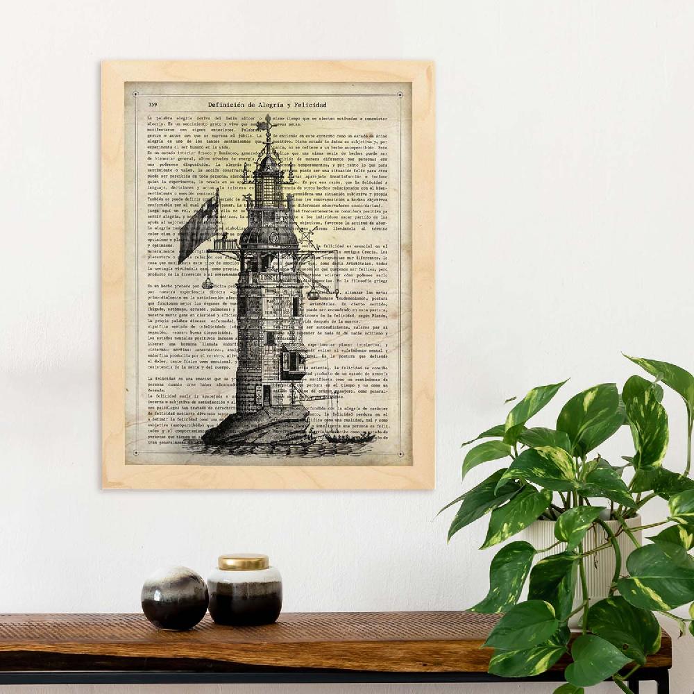 Nacnic Lámina Vintage De Faro