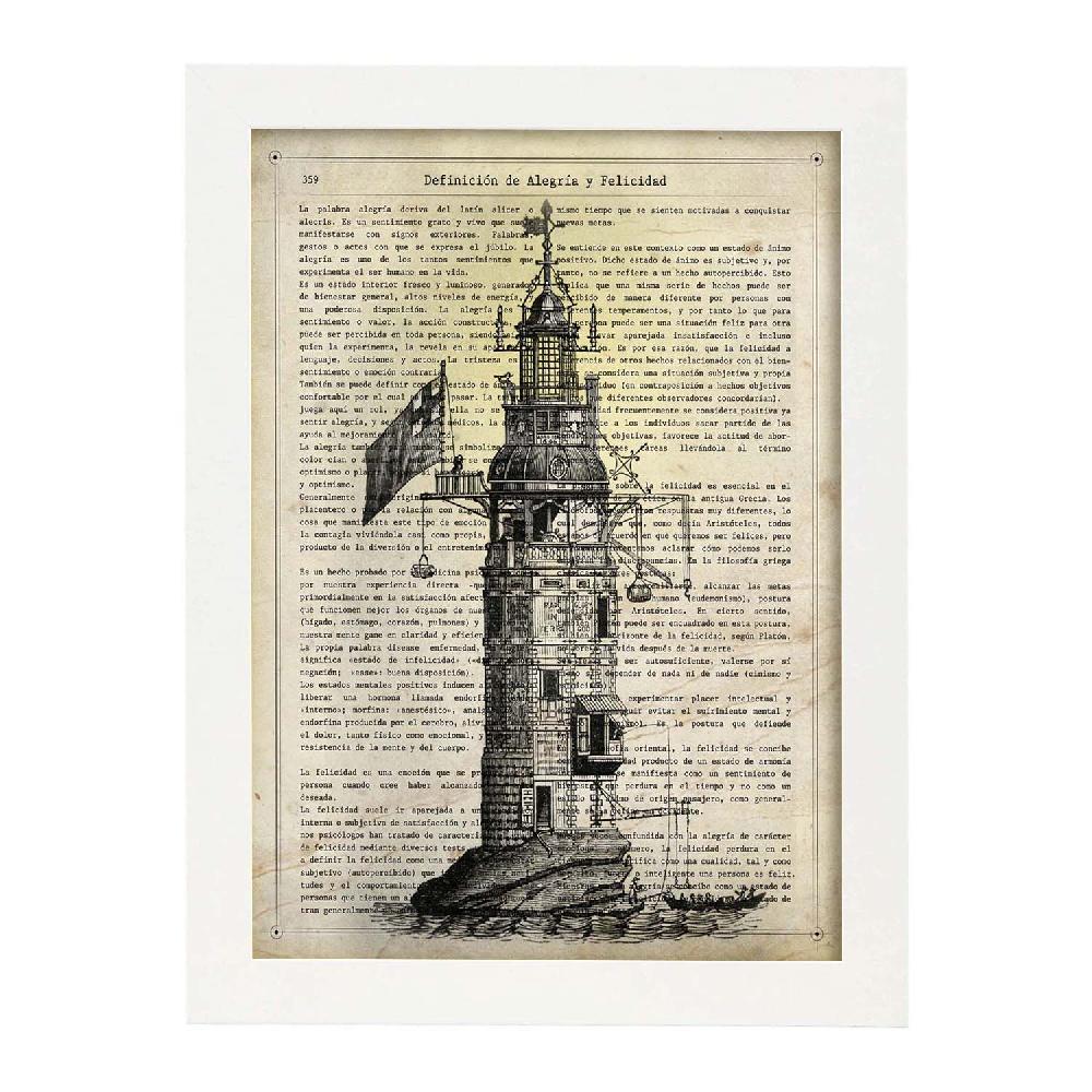 Nacnic Lámina Vintage De Faro