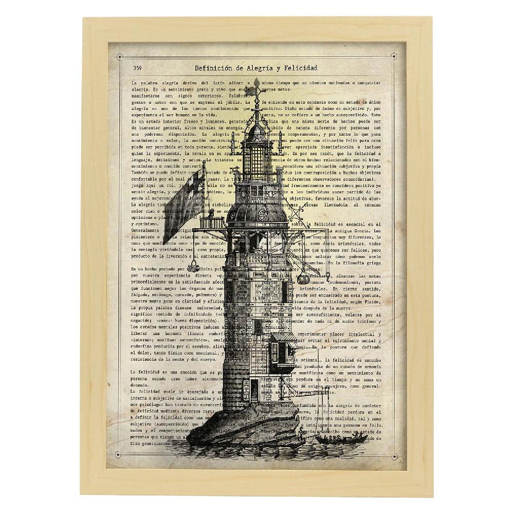 Nacnic Lámina Vintage De Faro