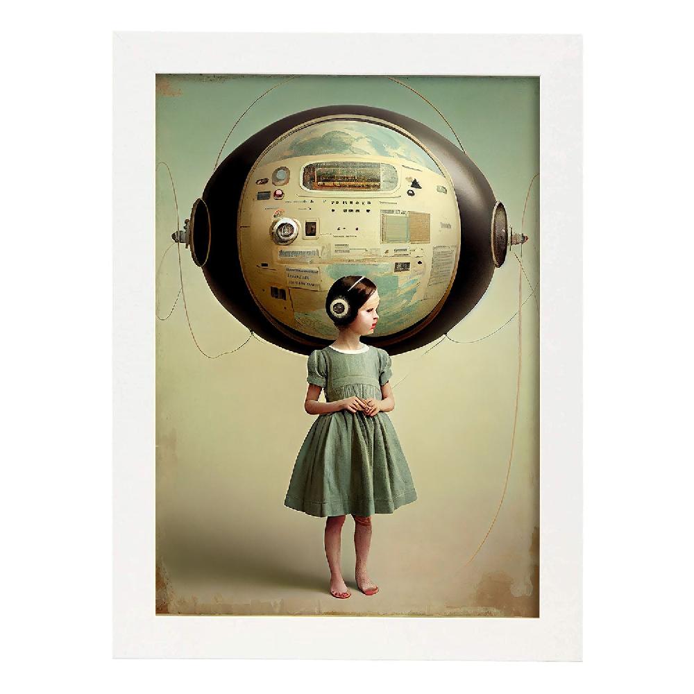 Nacnic Nacnic Lámina Vintage De Infinitas Posibilidades Extrañas 121 Para Dormitorio O Sala De Estar