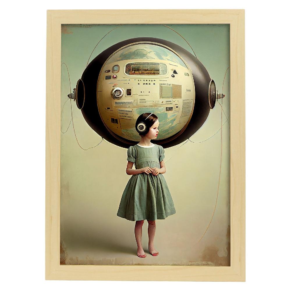 Nacnic Nacnic Lámina Vintage De Infinitas Posibilidades Extrañas 121 Para Dormitorio O Sala De Estar