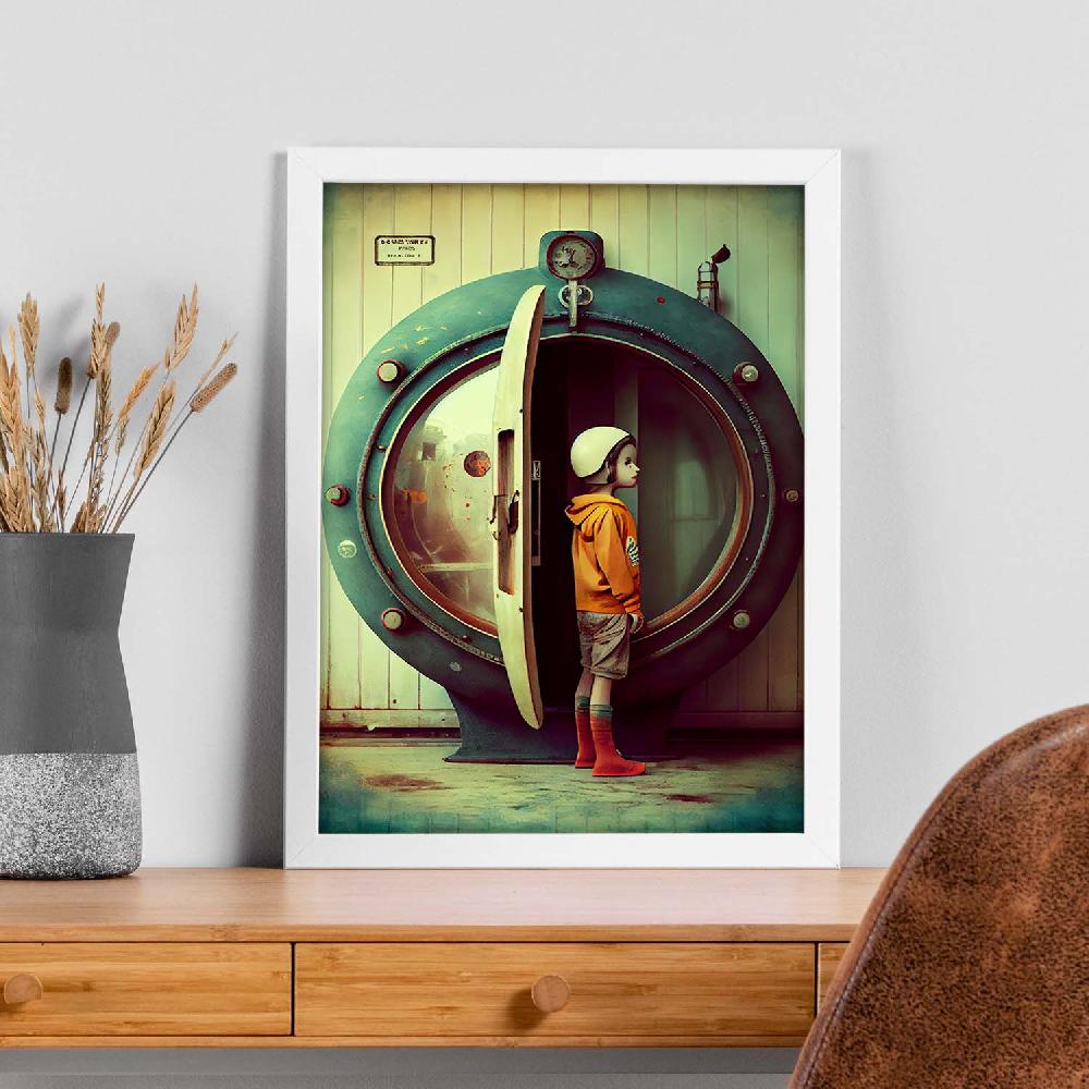 Nacnic Nacnic Lámina Vintage De Infinitas Posibilidades Extrañas 93 Para Diseño De Dormitorio O Sala De Estar