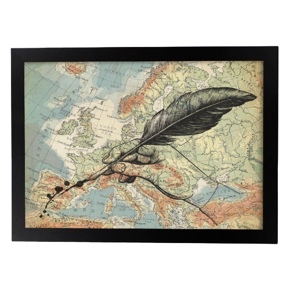 Nacnic Lámina Vintage De Mapa De España