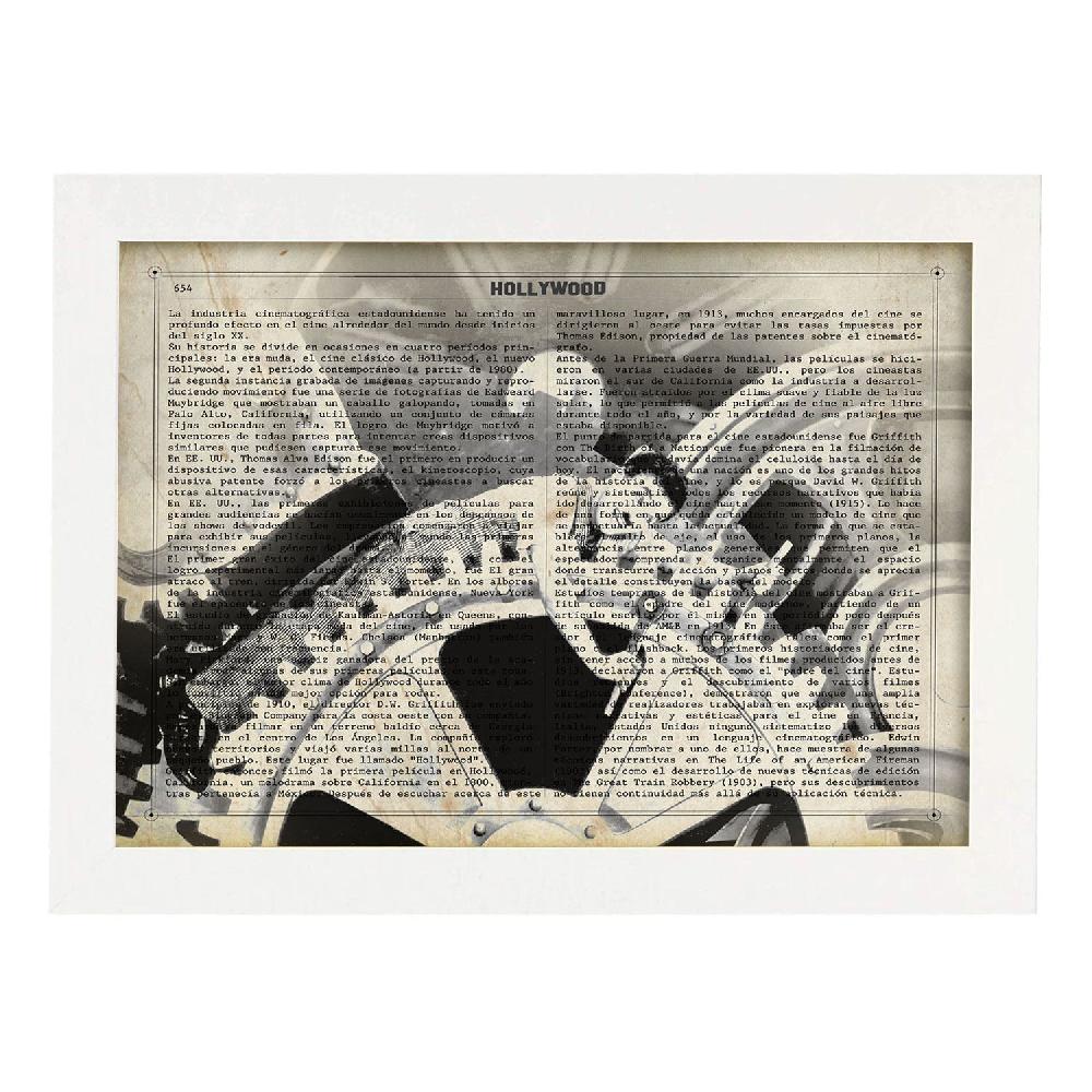 Nacnic Lámina Vintage De Modern Times Hollywood