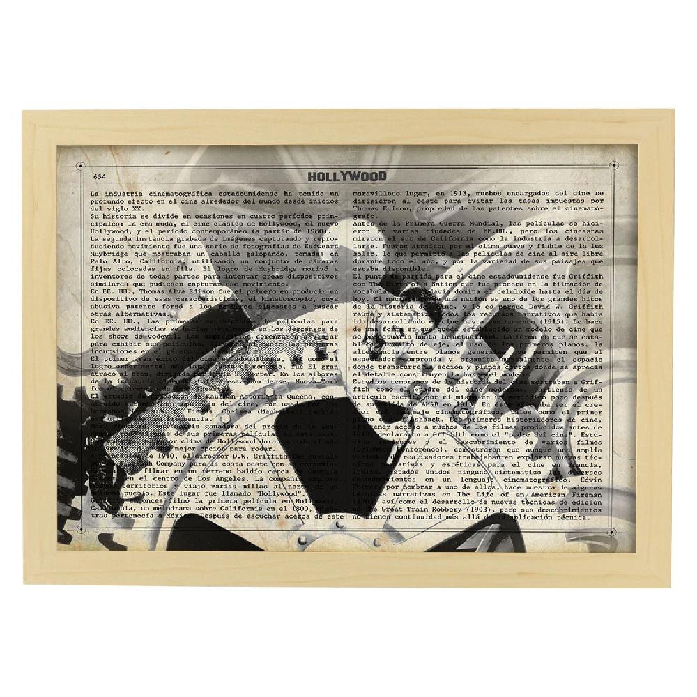 Nacnic Lámina Vintage De Modern Times Hollywood