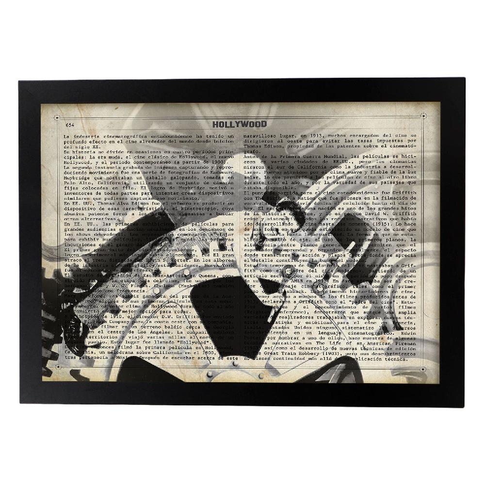 Nacnic Lámina Vintage De Modern Times Hollywood