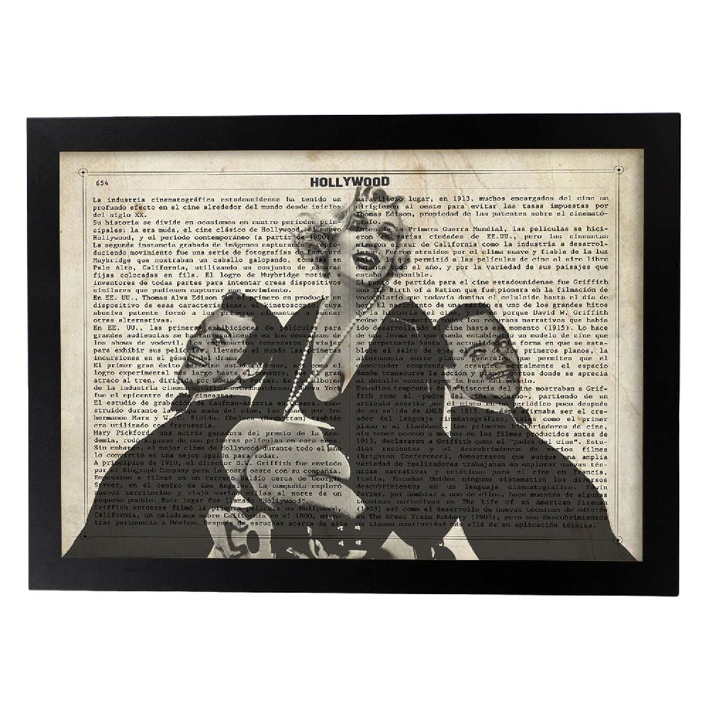 Nacnic Lámina Vintage De Película Hollywood