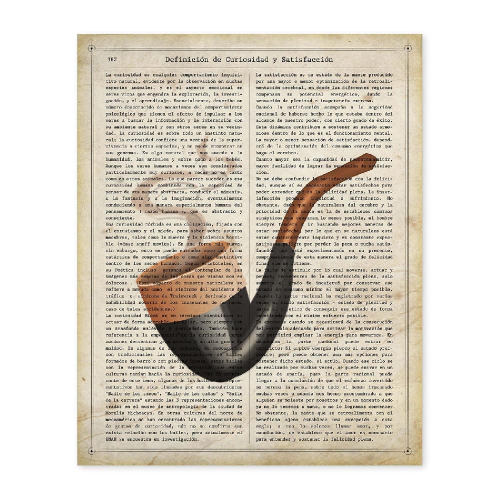 nacnic Lámina Vintage de Pipa de Fumar