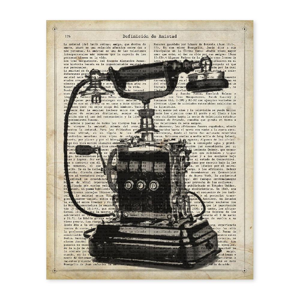 nacnic Lámina Vintage de Teléfono