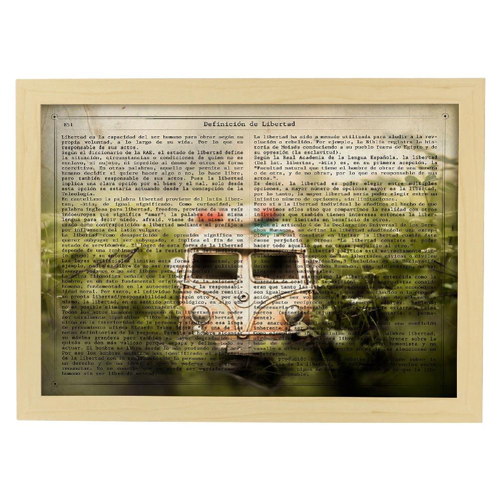 Nacnic Lámina Vintage De Volkswagen Van