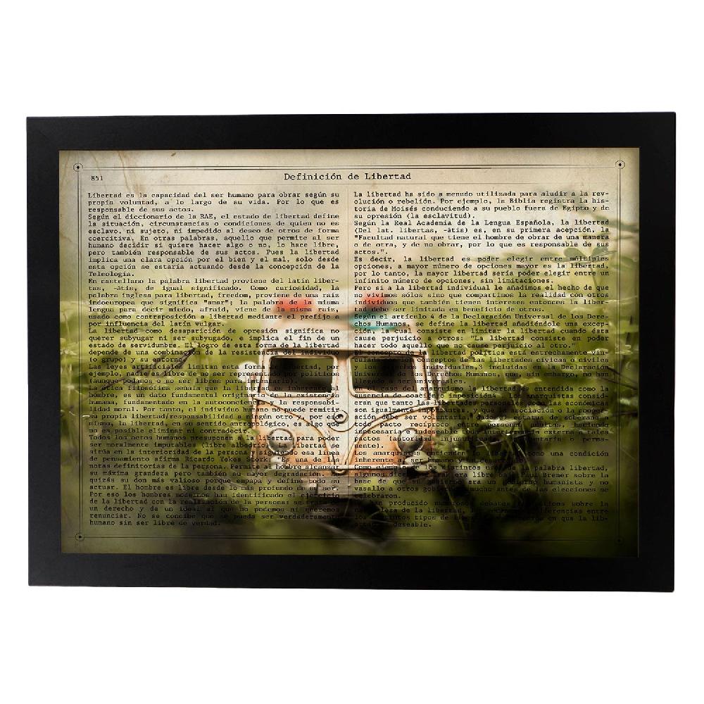 Nacnic Lámina Vintage De Volkswagen Van