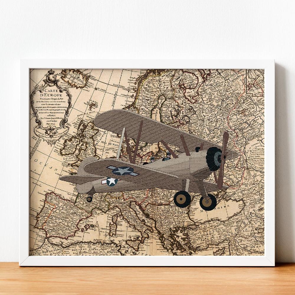 nacnic Lámina Vintage del Mapa de Rusia