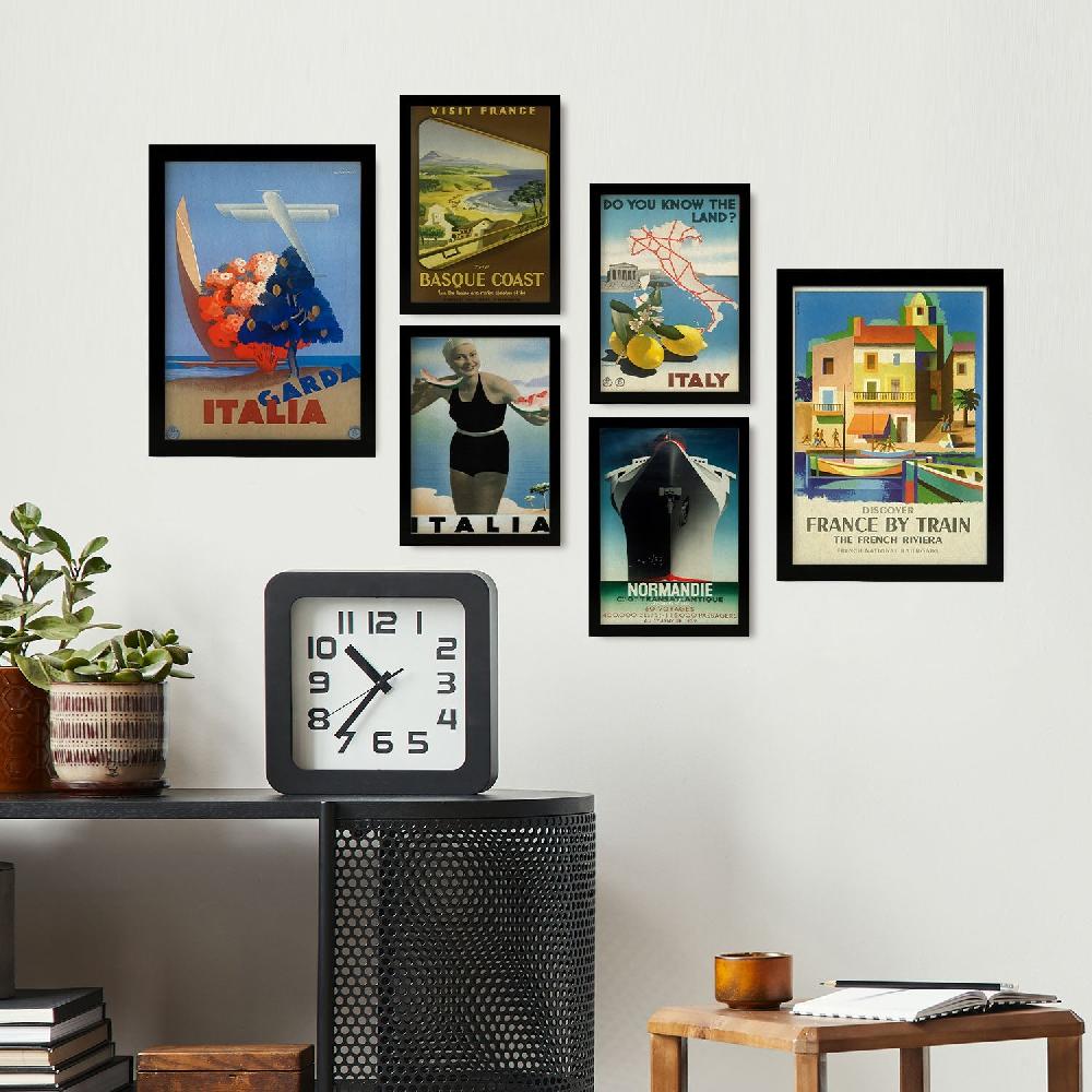 Nacnic Lámina Vintage Europa 3 De Nacnic