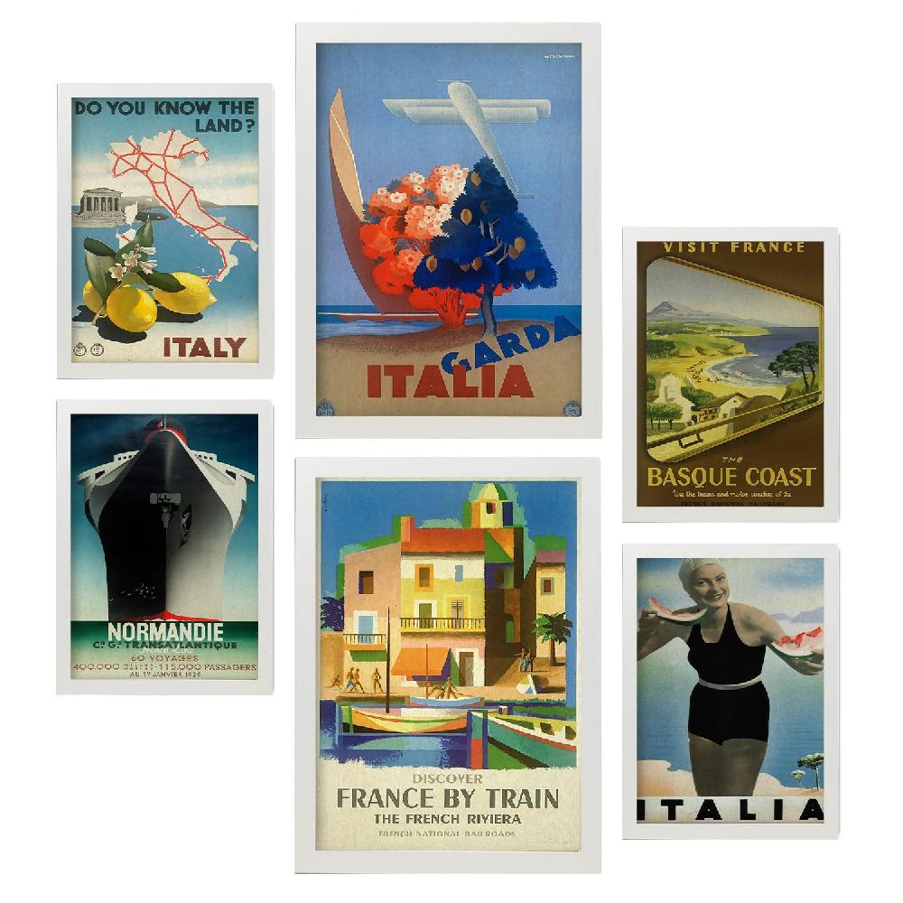 Nacnic Lámina Vintage Europa 3 De Nacnic