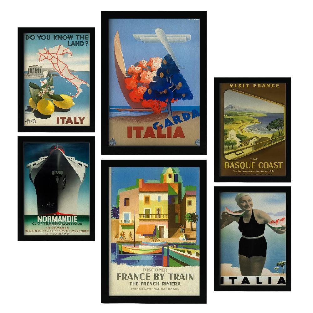 nacnic Lámina Vintage Europa 3 de Nacnic