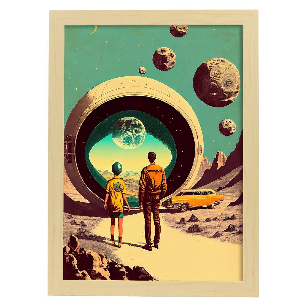 Nacnic Nacnic Lámina Vintage Hay Infinitas Posibilidades 197 Para Diseño De Dormitorio O Sala De Estar