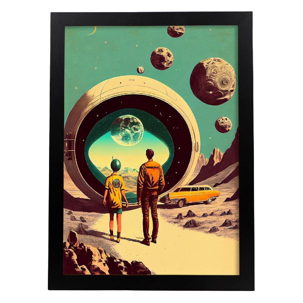 nacnic Nacnic Lámina Vintage Hay Infinitas Posibilidades 197 para Diseño de Dormitorio o Sala de Estar