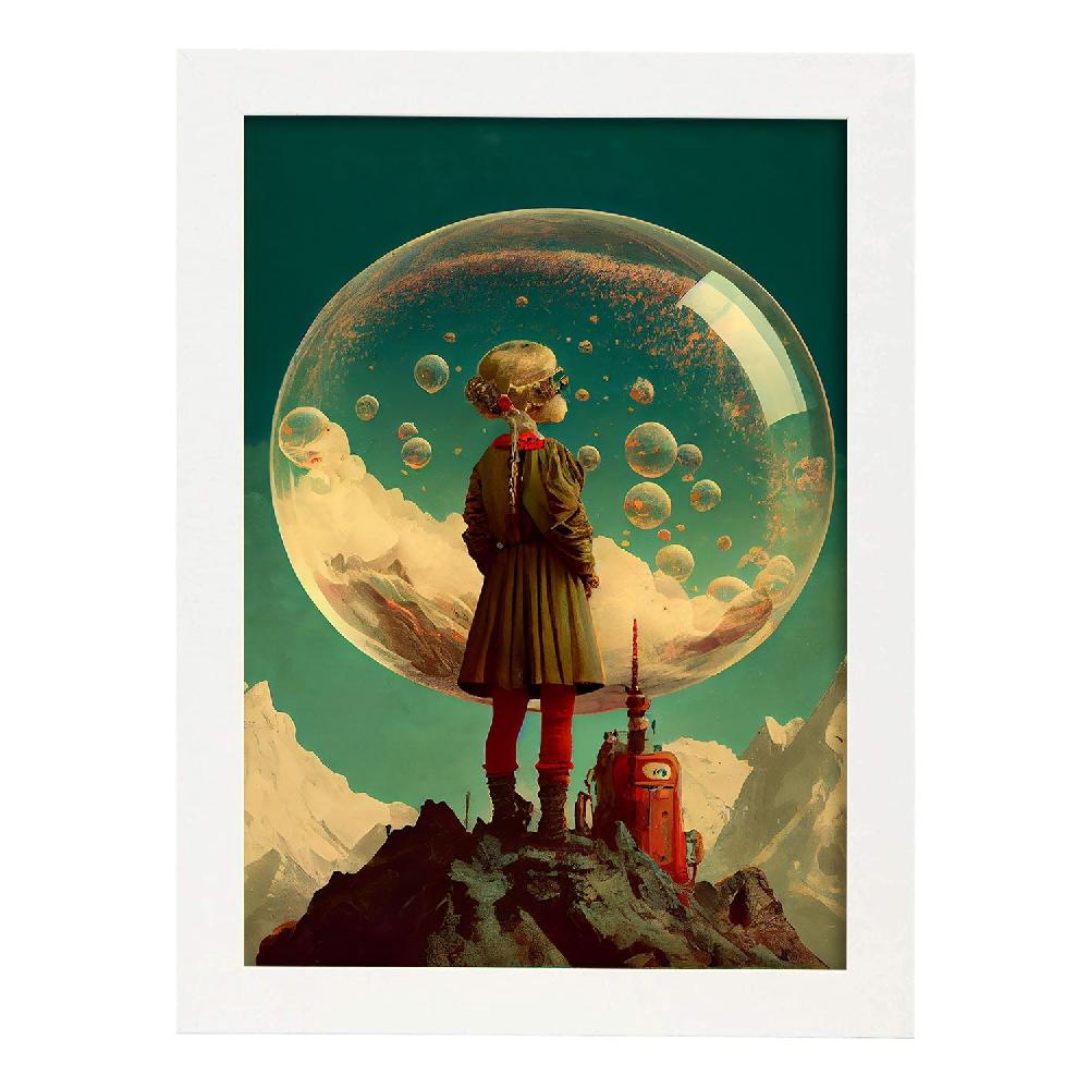 Nacnic Nacnic Lámina Vintage Infinitas Posibilidades Extrañas