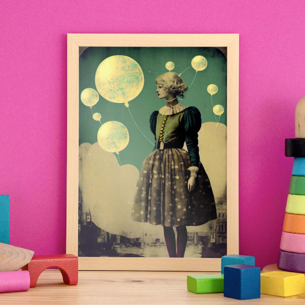 Nacnic Nacnic Lámina Vintage Infinitas Posibilidades Extrañas 165