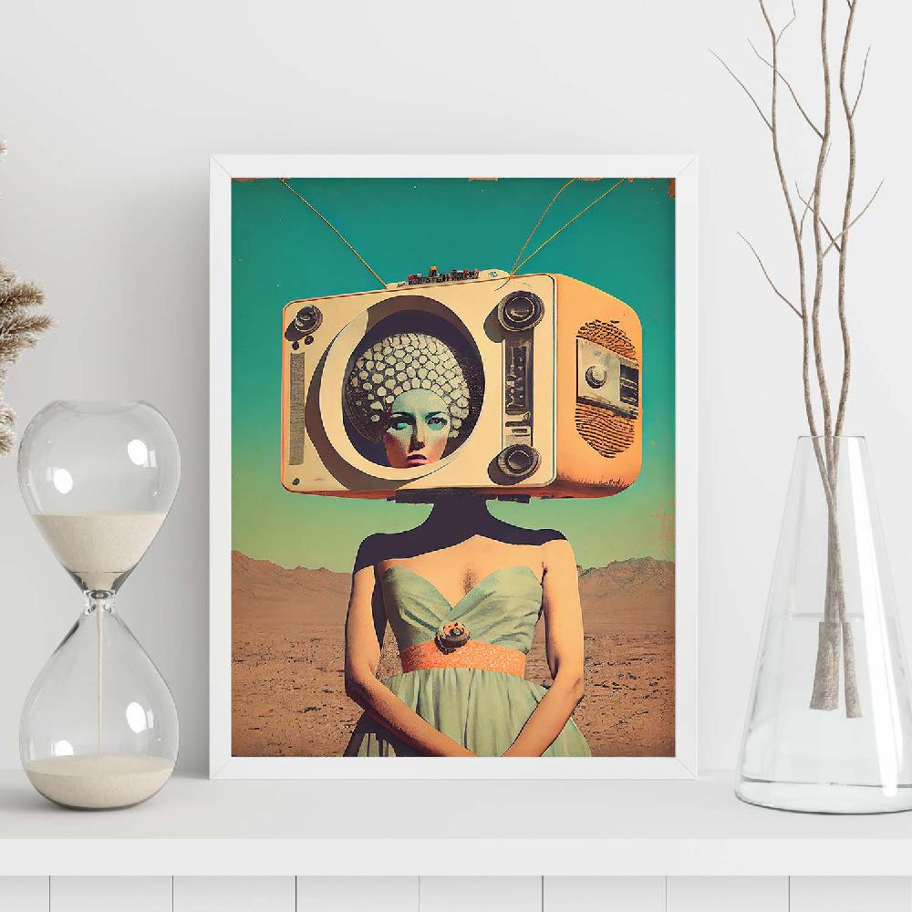Nacnic Nacnic Lámina Vintage Infinitas Posibilidades Extrañas 177 Para Diseño De Dormitorio O Sala De Estar