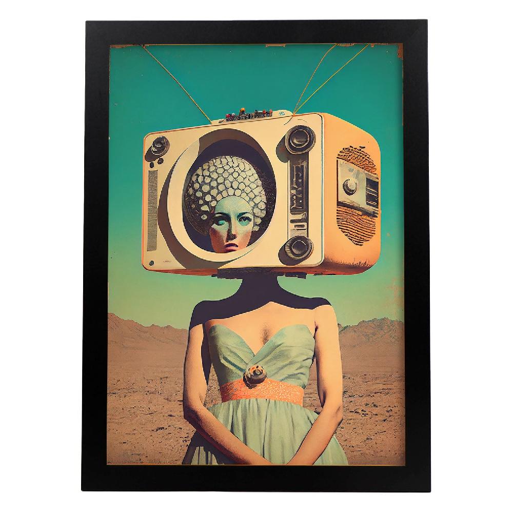 nacnic Nacnic Lámina Vintage Infinitas Posibilidades Extrañas 177 para Diseño de Dormitorio o Sala de Estar