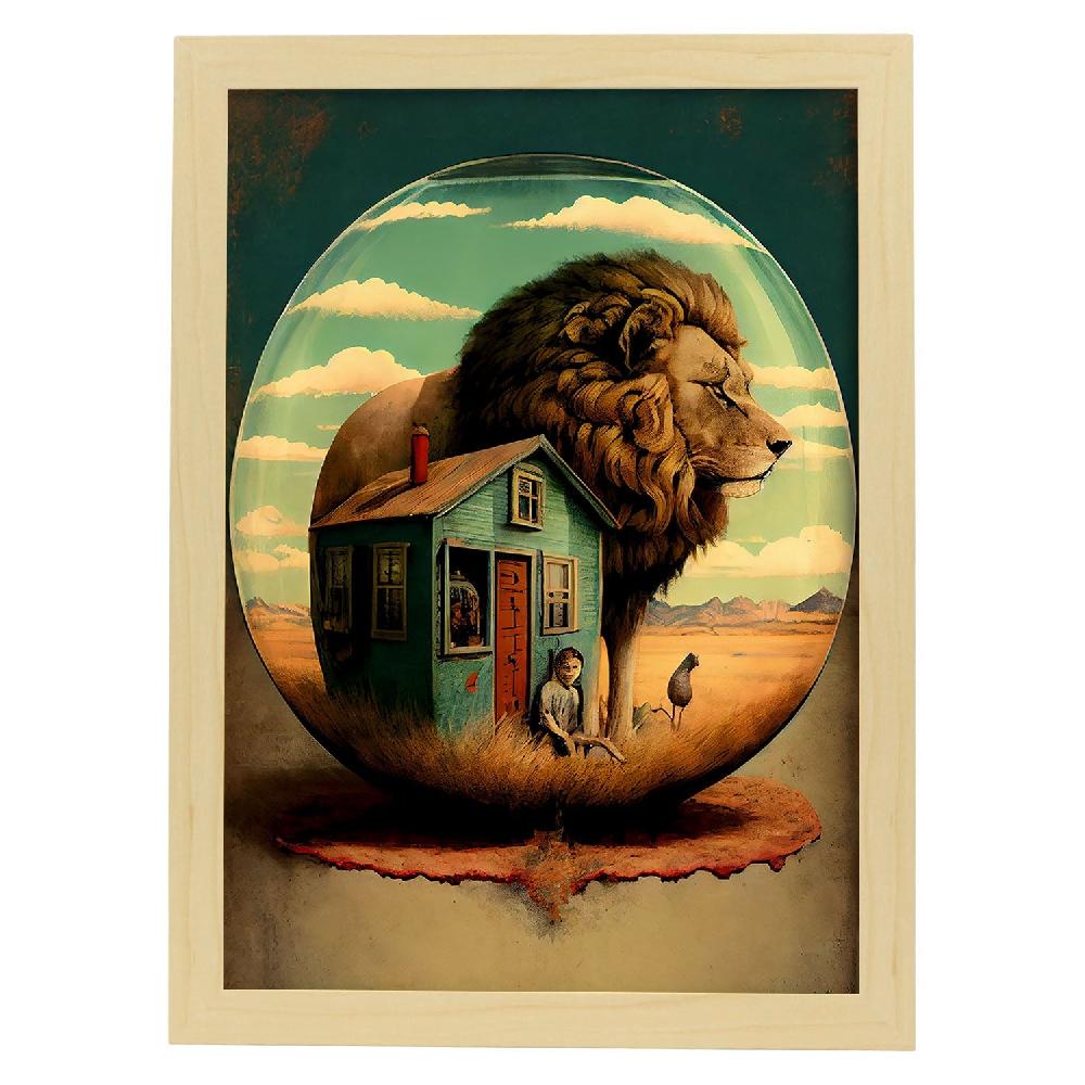 Nacnic Nacnic Lámina Vintage Infinitas Posibilidades Extrañas 191 Para Diseño De Dormitorio O Sala De Estar