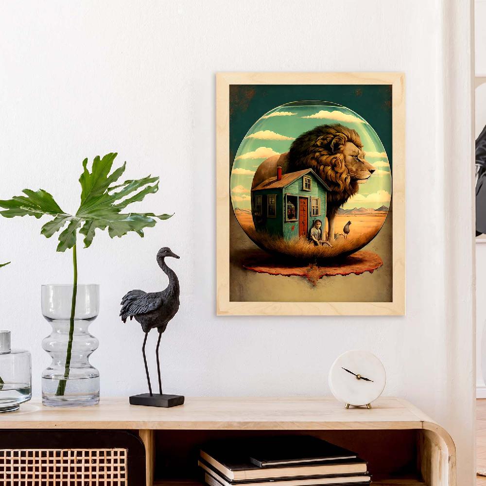 Nacnic Nacnic Lámina Vintage Infinitas Posibilidades Extrañas 191 Para Diseño De Dormitorio O Sala De Estar