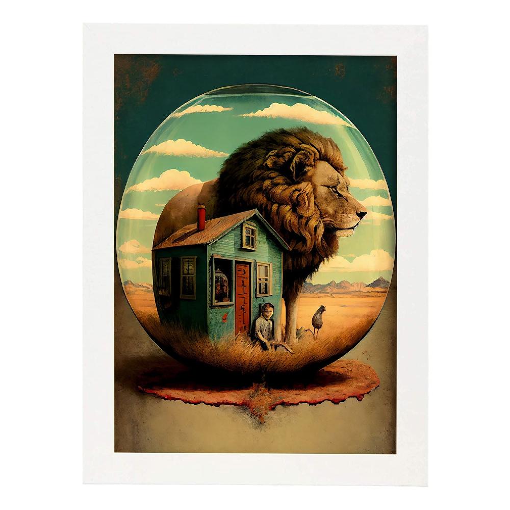 Nacnic Nacnic Lámina Vintage Infinitas Posibilidades Extrañas 191 Para Diseño De Dormitorio O Sala De Estar