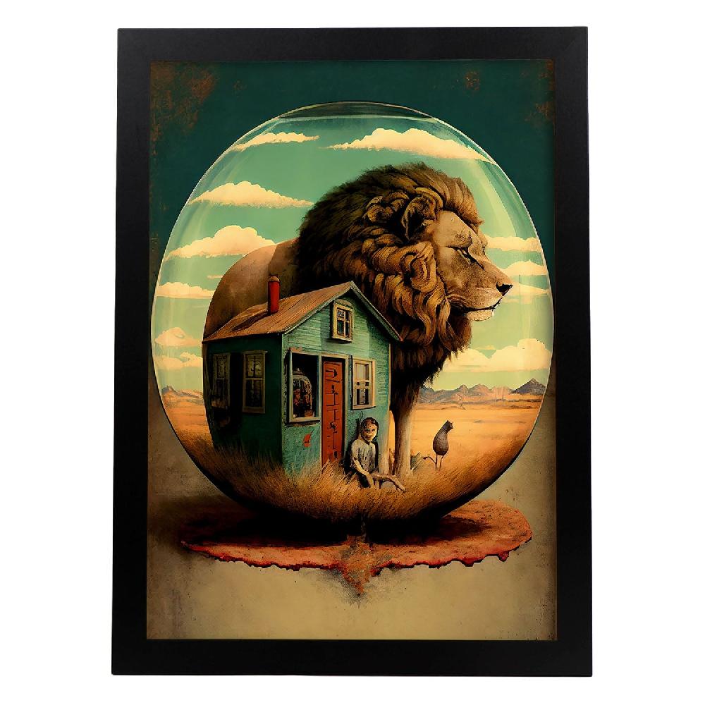 nacnic Nacnic Lámina Vintage Infinitas Posibilidades Extrañas 191 para Diseño de Dormitorio o Sala de Estar