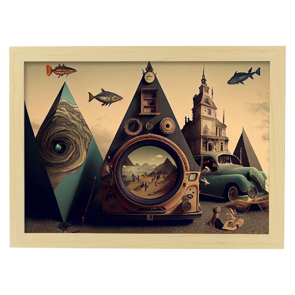 Nacnic Nacnic Lámina Vintage Infinitas Posibilidades Extrañas 16 Para Diseño De Dormitorio O Sala De Estar