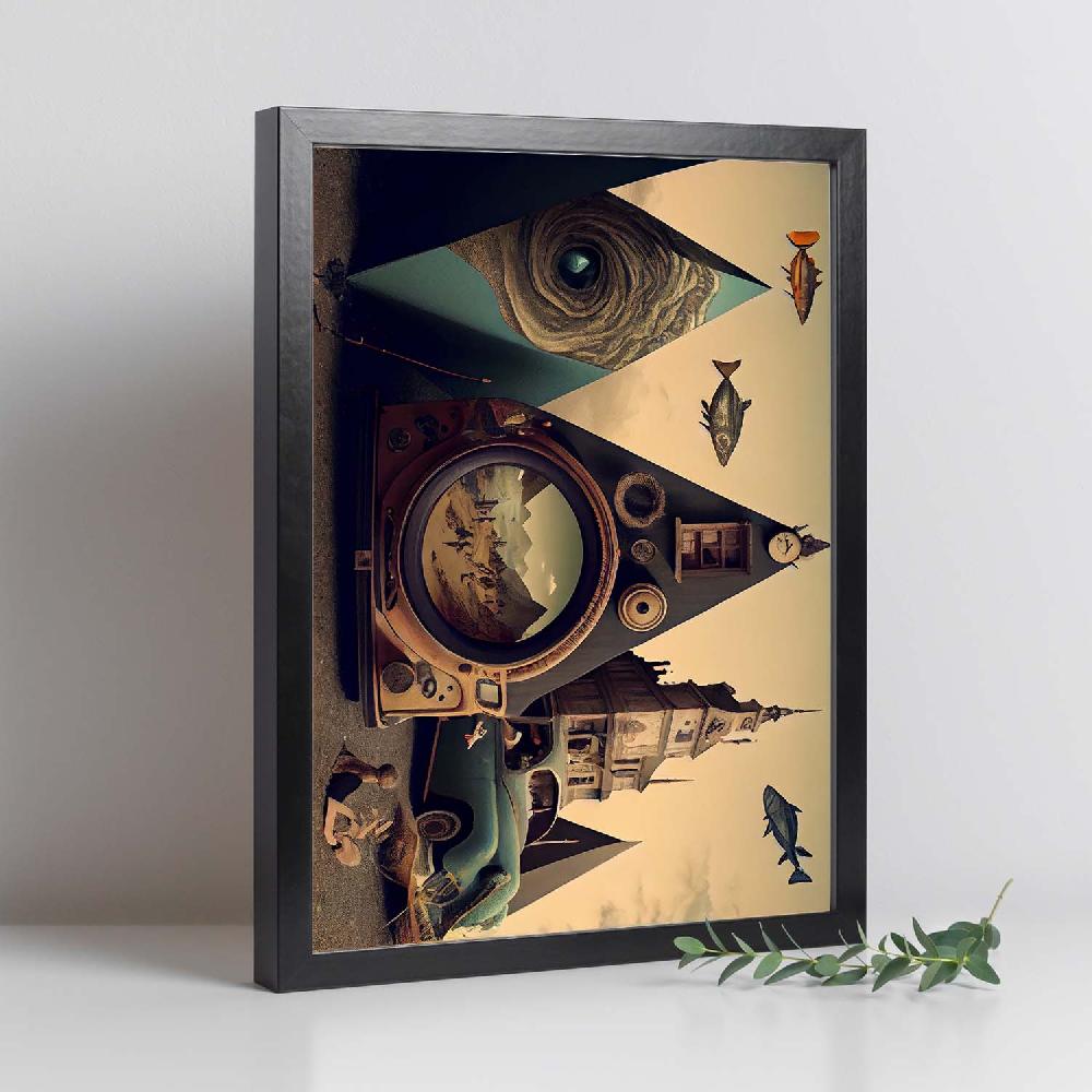 Nacnic Nacnic Lámina Vintage Infinitas Posibilidades Extrañas 16 Para Diseño De Dormitorio O Sala De Estar