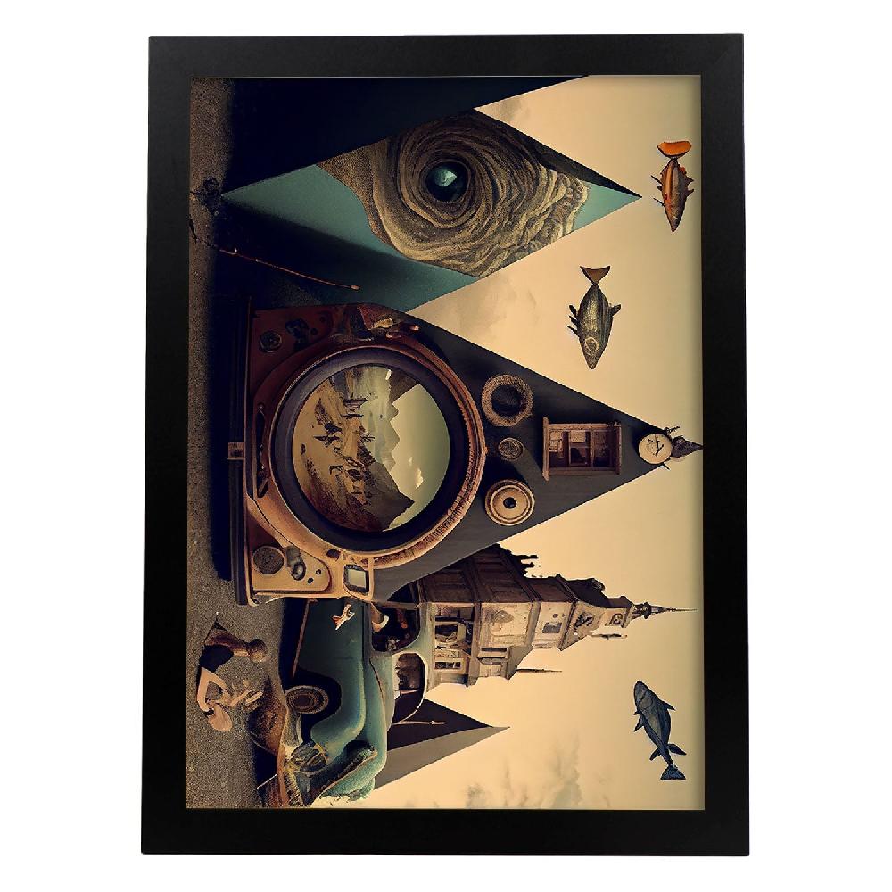 nacnic Nacnic Lámina Vintage Infinitas Posibilidades Extrañas 16 para Diseño de Dormitorio o Sala de Estar